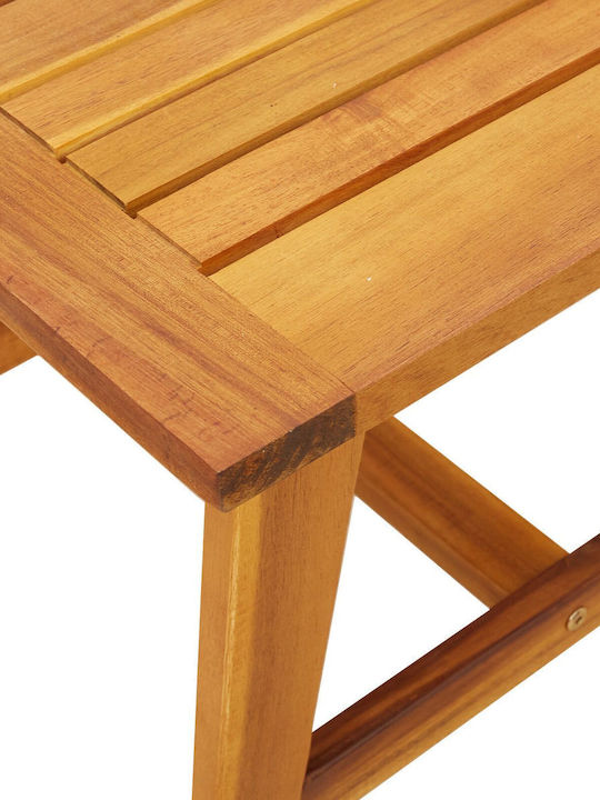 Sitting Room Table for Small Outdoor Spaces Made of Acacia Acacia 45x45x40cm