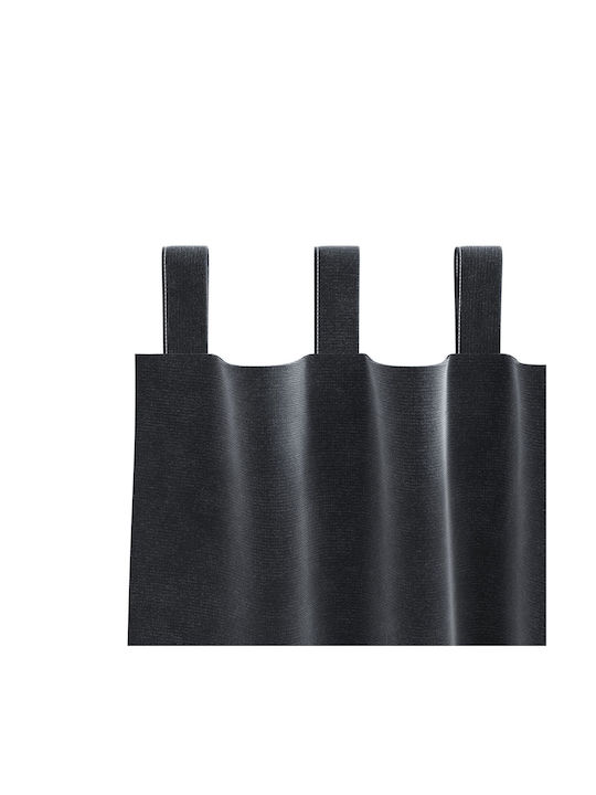 vidaXL Set Curtains Blackout with Tab Top Gray 140x260cm