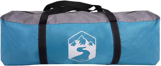 vidaXL Summer Camping Tent Blue For 10 People 620x322x240cm