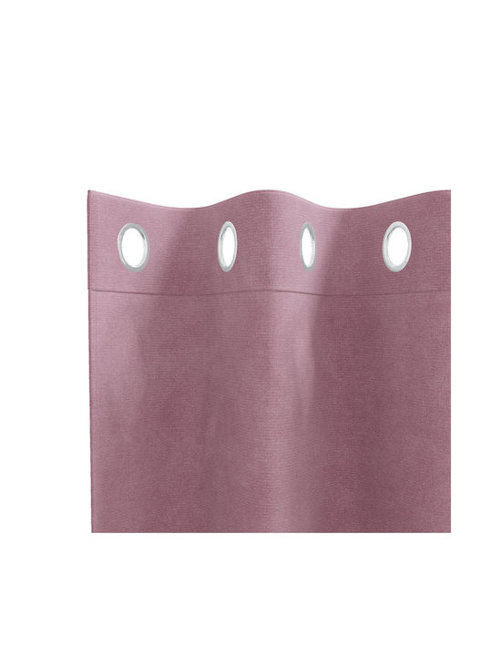 vidaXL Pink Window Curtain Set with Grommets 140x140cm