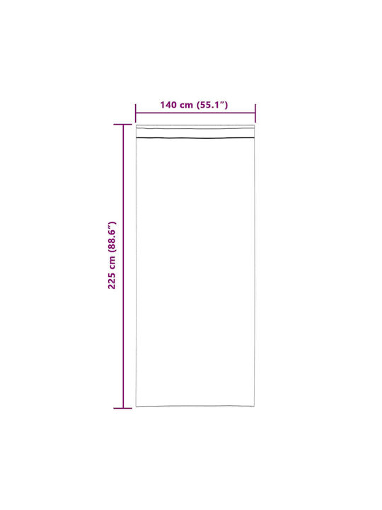 vidaXL Set Vorhänge Verdunkelung mit Bleistiftfalten Grau 140x225cm