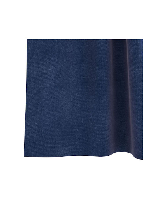 vidaXL Set of Blue Blackout Window Curtains with Pencil Pleat 140x140cm