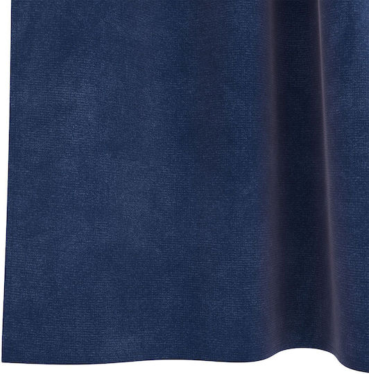 vidaXL Set Window Curtains With Pencil Pleat Blue 140x140cm