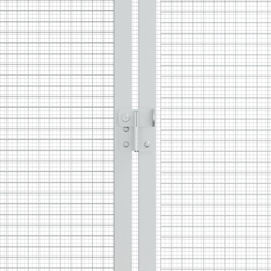 vidaXL Cușcă Păsări 302x206x214cm. Gri