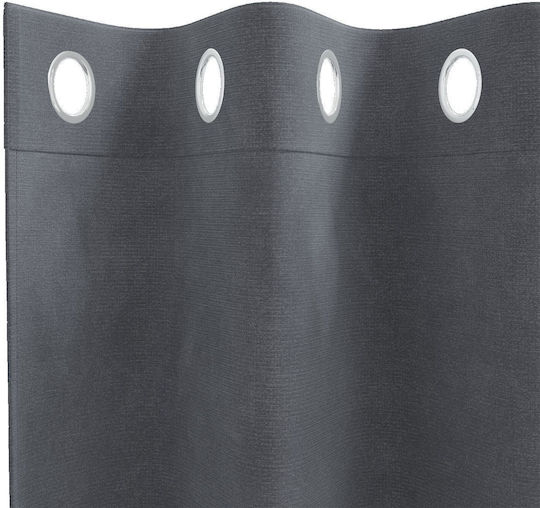 vidaXL vidaXL Vorhänge Fenster mit Grommets Grau 140x175cm