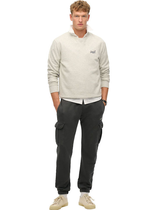 Cargo Παντελόνι Φόρμας με Λάστιχο Washed Black