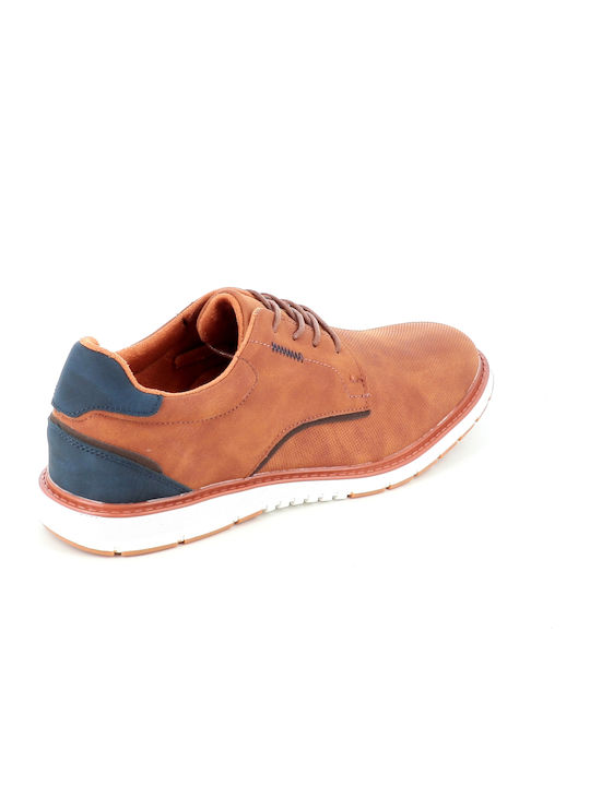 Men's Leather Casual Shoes Beige