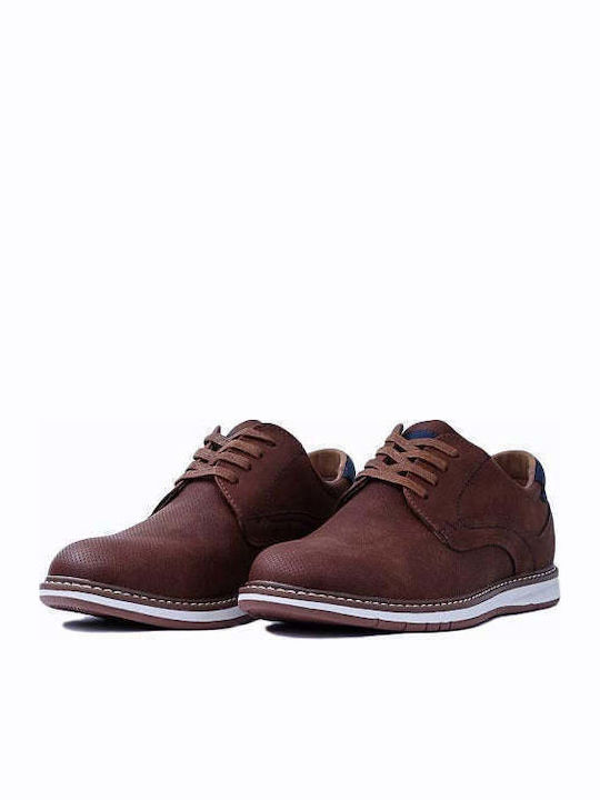 Men's Synthetic Leather Casual Shoes Blue