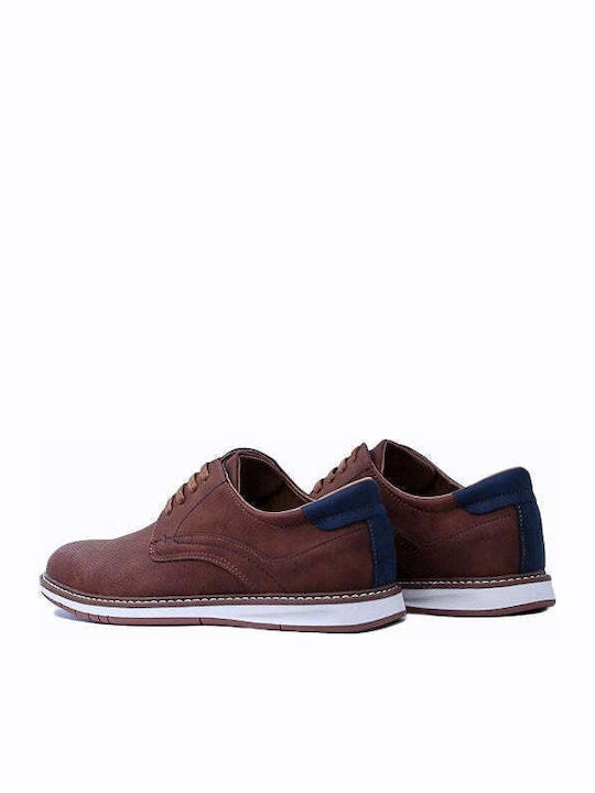 Men's Synthetic Leather Casual Shoes Blue