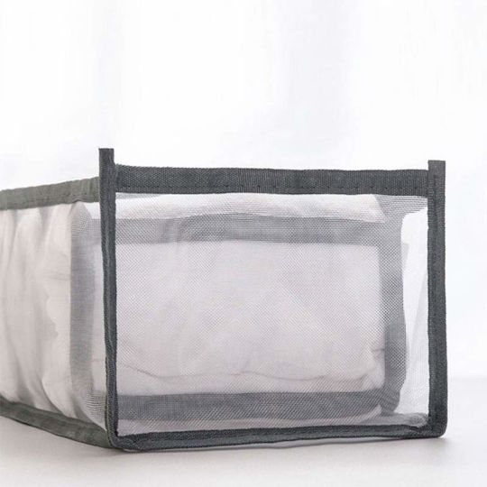 Stoff Aufhängen Aufbewahrungshülle für Kleidung in Weiß Farbe 35.5x25x20cm 1Stück