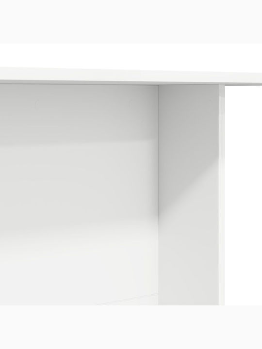 Table Dining Room Wooden White 110x60x75cm
