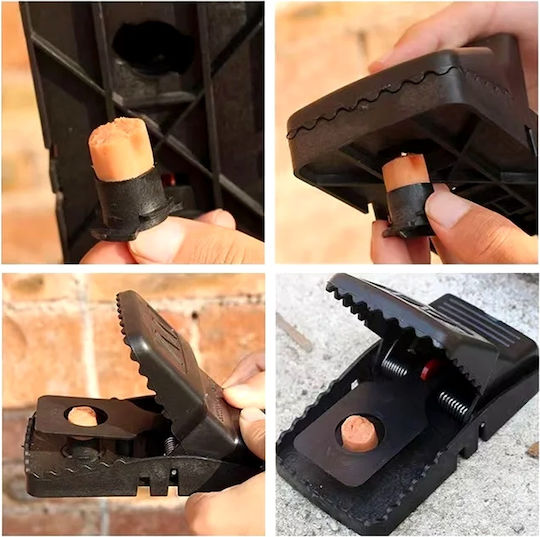 Mouse Trap Thick Hard Plastic – Reusable Bait Holder – M10xW8xH8cm