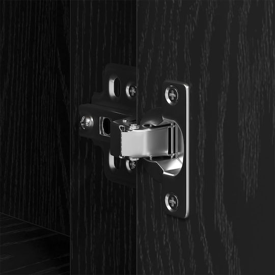 Schreibtisch Holz Black Oak 100x49x75cm