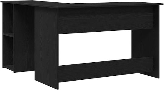 Ecke Schreibtisch Holz Black Oak 120x140x75cm