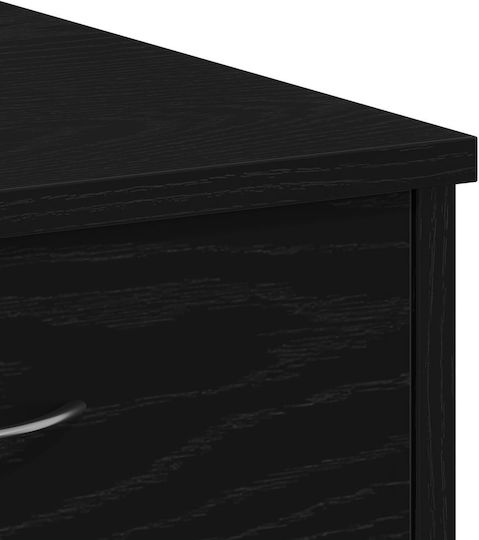 Desk Wooden Black Oak 80x40x75cm
