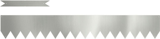 vidaXL Μεταλλική Μπορντούρα Κήπου 1m x 15cm