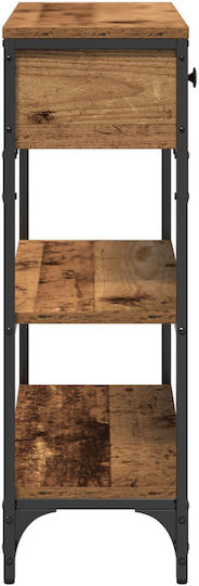 Console Table Wood & Metal L72.5xW25xH75cm