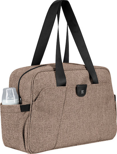 Kikka Boo Shoulder/Hand Diaper Bag Chelsea Beige 44x28x16cm.