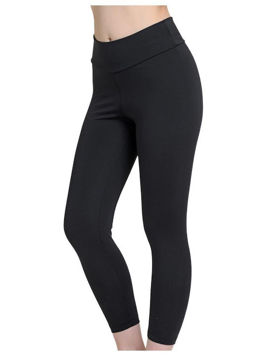 Scuba Schulung Frauen Gekürzt Leggings Schwarz