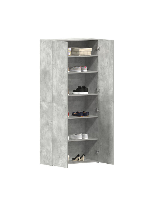 Holz Schuhschrank 80x35.5x180cm