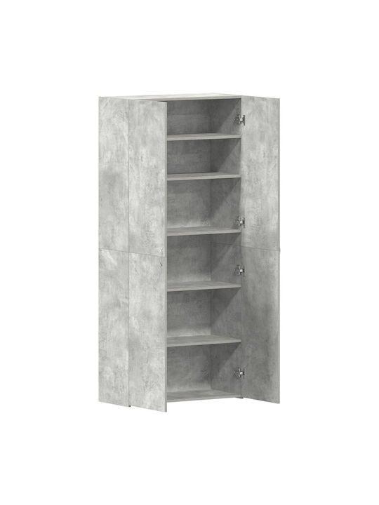 Holz Schuhschrank 80x35.5x180cm