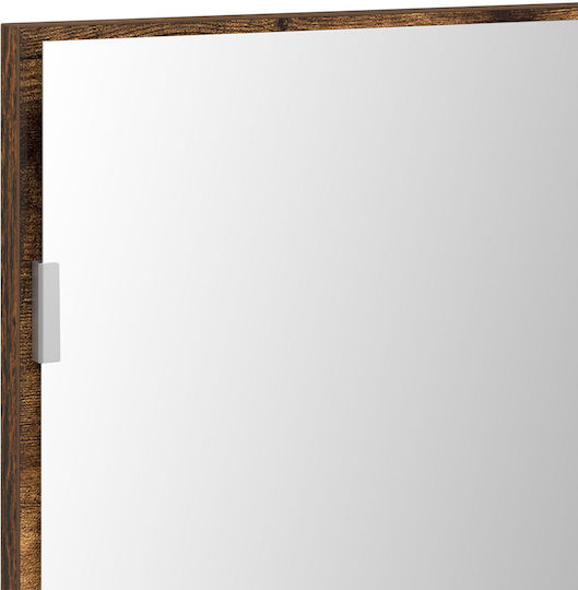 vidaXL Ορθογώνιος Led από Μασίφ Ξύλο με Ντουλάπι 80x37cm vidaXL Ορθογώνιος Led από Μασίφ Ξύλο με Ντουλάπι 80x37cm