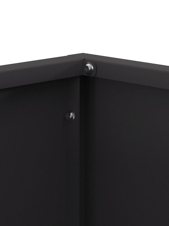 vidaXL Firepit Black 40x40x30cm
