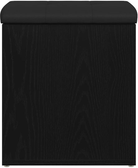 Табуретка Дневна стая с Място за Съхранение Дърво Black Oak 40x40x45бр