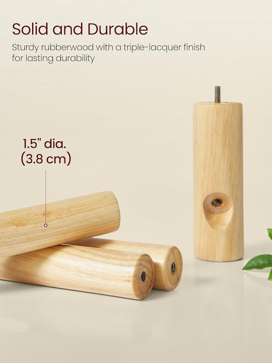 Vasagle Kleiderständer Braun 47x47x175cm