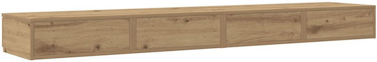vidaXL Holzbettschublade Braune 180x36,5x16,5cm