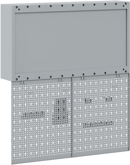 vidaXL Perforierte Wand 3 Stück 3321404