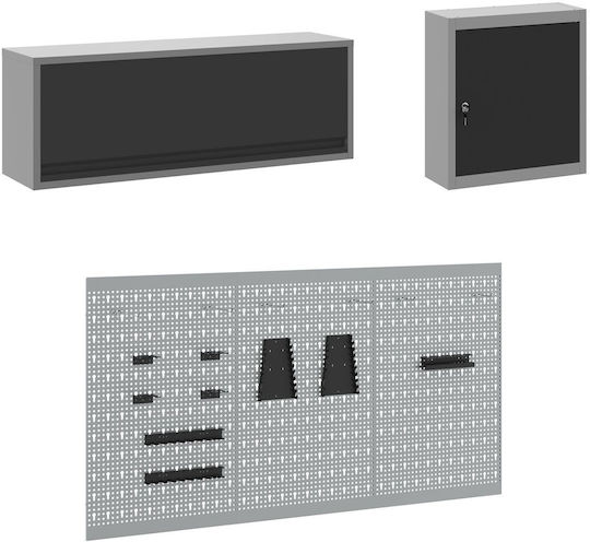 vidaXL Bancă Rezistență 150kg 55x200x150cm 8buc 3321432