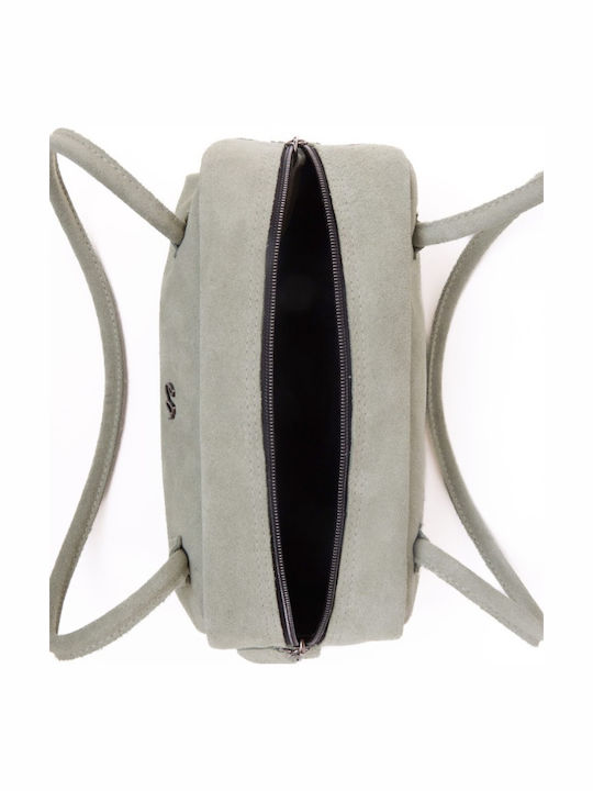 Silhouette Leder Damentasche Schultertasche Gray
