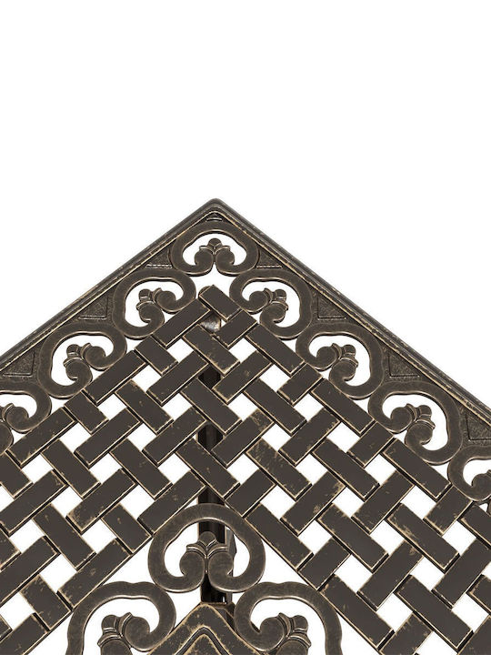 Dining Room Set for Small Outdoor Spaces 3 Pieces Bronze