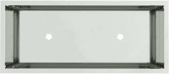 vidaXL Pot Metallic 60x26x45cm.