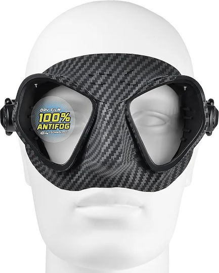 C4 Tauchmaske Silikon Grau