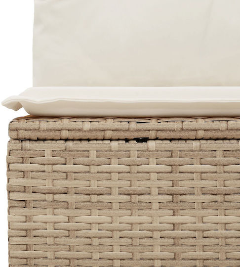 Garten- und Outdoor-Möbelsets 7 Stück Beiges mit Kissen
