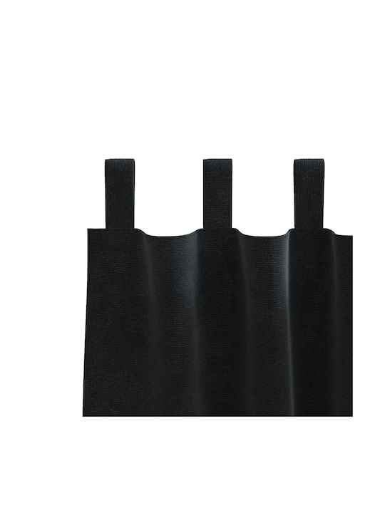 vidaXL Set Vorhänge Verdunkelung Fenster mit Bleistiftfalten Schwarze 140x175cm