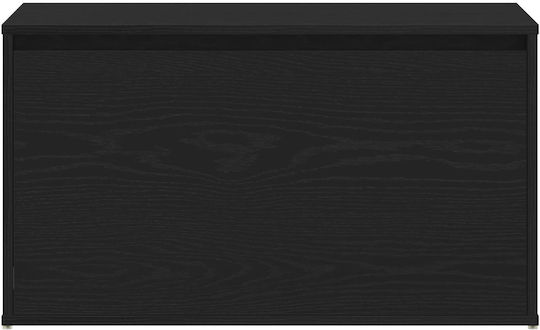 Eingangsmöbel mit Schuhschrank & Bank Black Oak 80x40x45cm