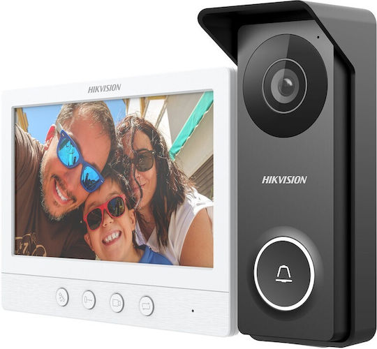 Hikvision Κουδούνι Πόρτας Ασημί