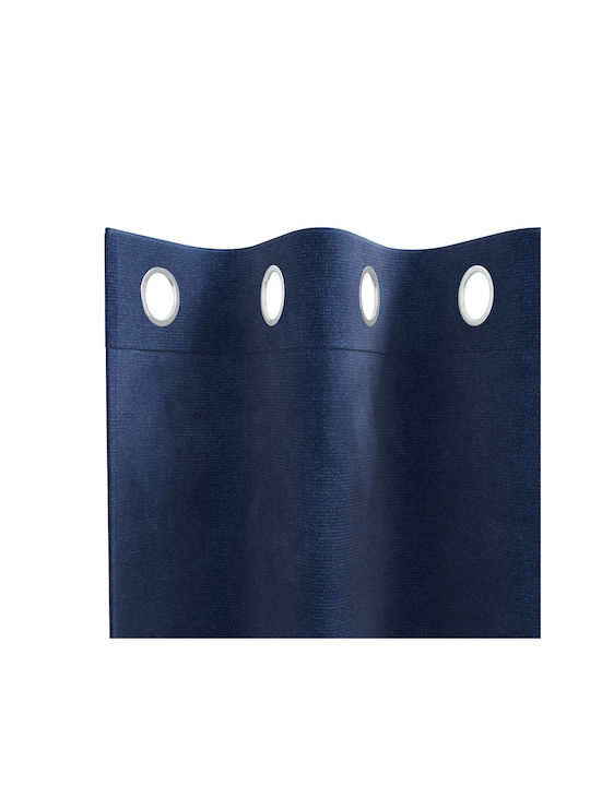 vidaXL vidaXL Set Vorhänge Verdunkelung Fenster mit Grommet Blau 140x245cm