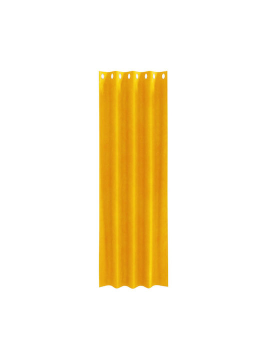 vidaXL vidaXL Set Vorhänge Verdunkelung Fenster mit Grommet Gelbe 140x245cm