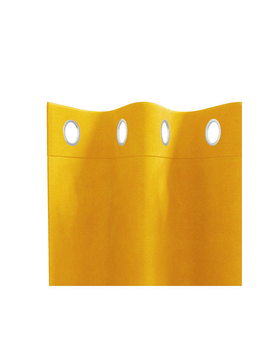 vidaXL vidaXL Set Vorhänge Verdunkelung Fenster mit Grommet Gelbe 140x245cm