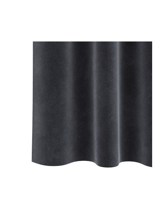 vidaXL vidaXL Set of Window Curtains with Pencil Pleat Black 140x140cm