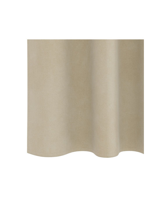 vidaXL vidaXL Set Vorhänge Verdunkelung Fenster mit Bleistiftfalten Beige 140x175cm