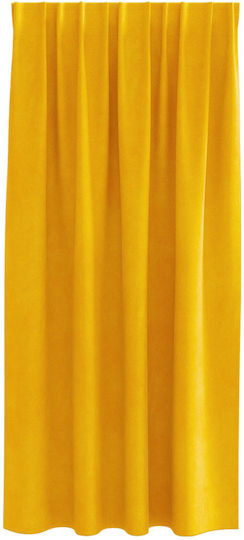 vidaXL Set Vorhänge Verdunkelung mit Bleistiftfalten Gelbe 140x175cm