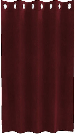 vidaXL Set Vorhänge Fenster mit Grommets Burgundisch 140x140cm