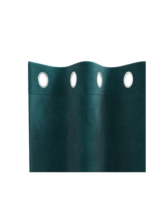 vidaXL Blackout Window Curtain Set with Grommets Black 140x260cm