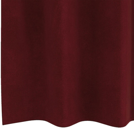 vidaXL Set Vorhänge Fenster mit Grommets Burgundisch 140x140cm