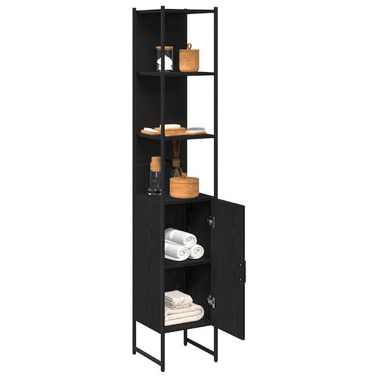 vidaXL Στήλη Μπάνιου Δαπέδου Μ33xΒ33xΥ185.5cm Δρυς